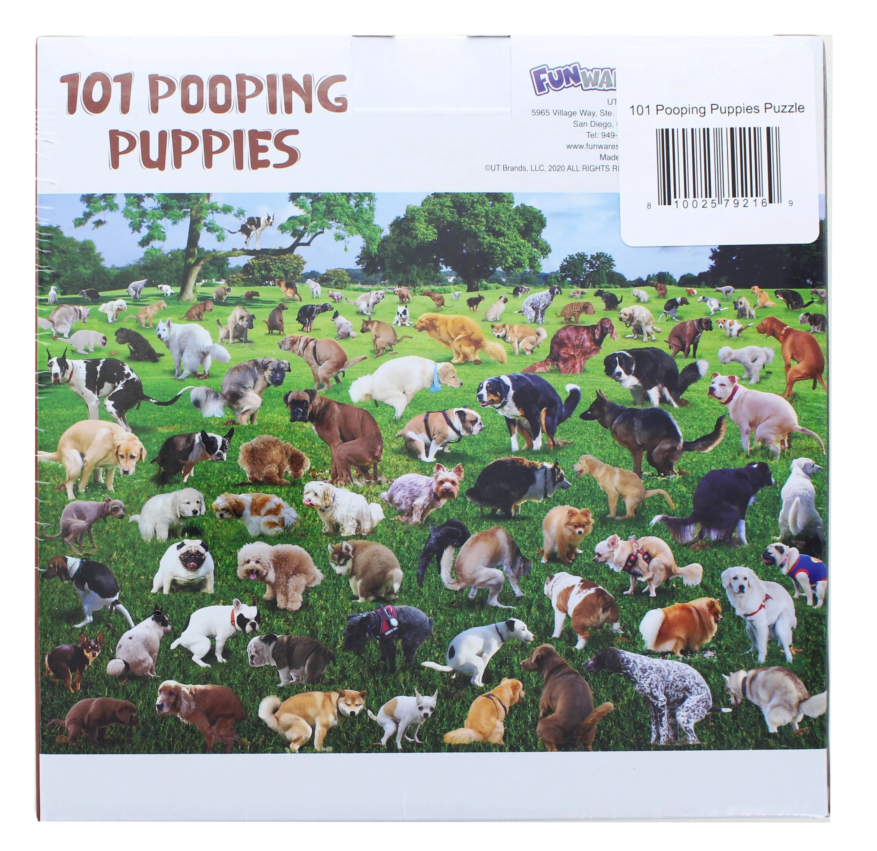 101 Pooping Puppies 1000 Piece Jigsaw Puzzle