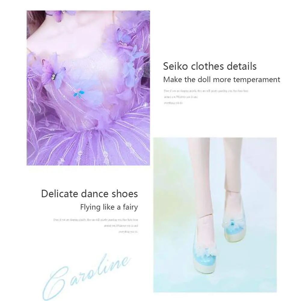 1/3 BJD Dolls with Clothes Outfit Shoes Wig Hair Makeup 23.6'' 34 Ball Joints SD Dolls for Girls Gift and Dolls Collection