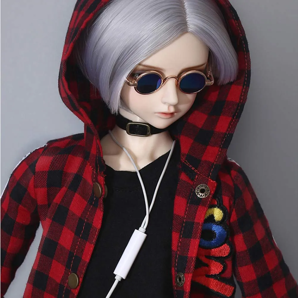 1/3 Boy BJD Doll SD Dolls 16 Movable Joints with Hair Makeup Gift Collection Christmas Decoration Fashion Handmade Doll,Browneyeball