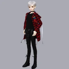 1/3 Boy BJD Doll SD Dolls 16 Movable Joints with Hair Makeup Gift Collection Christmas Decoration Fashion Handmade Doll,Browneyeball