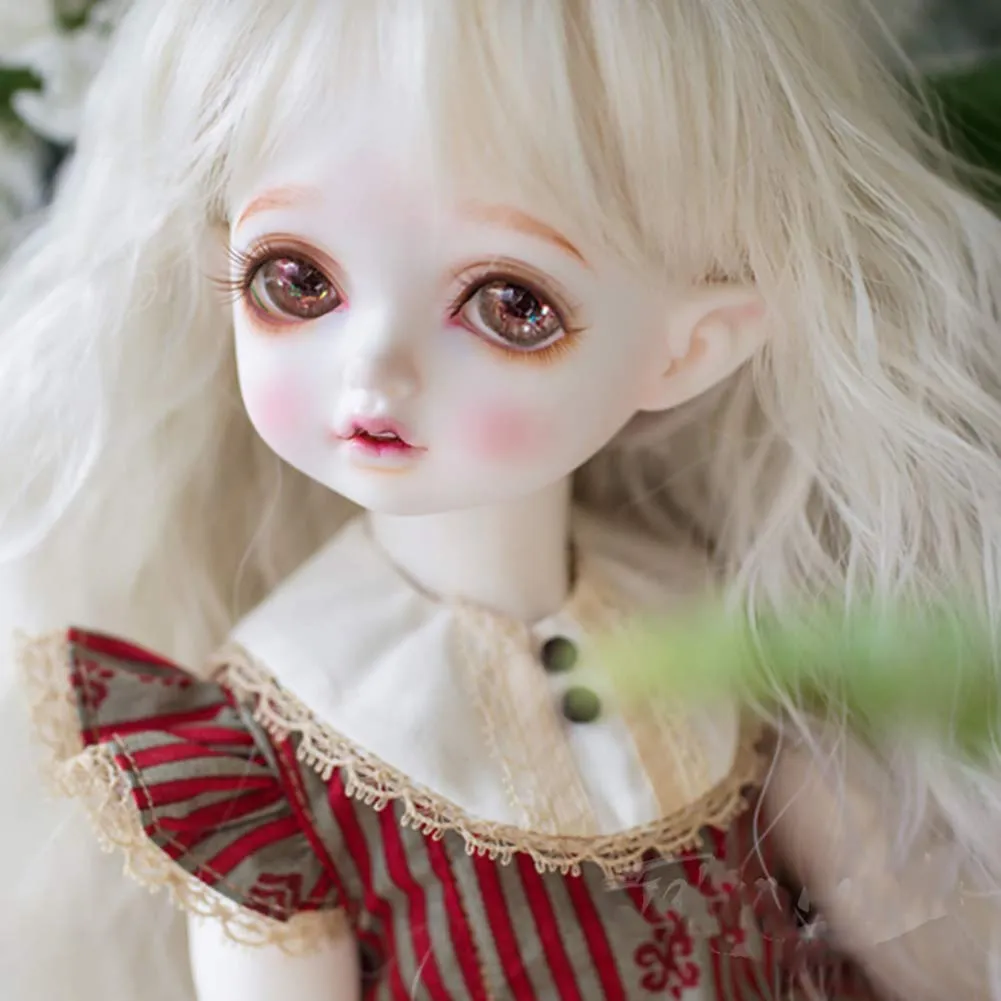 1/4 BJD Doll Banbi Elf Ear, SD Dolls 15 Inch 19 Ball Jointed Doll DIY Toys with Full Set Clothes Shoes Wig Makeup, Best Gift for Girls