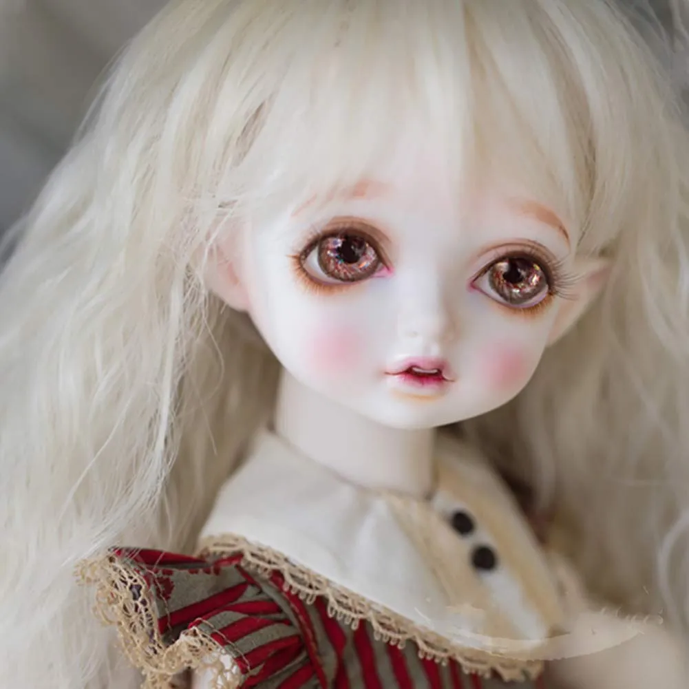 1/4 BJD Doll Banbi Elf Ear, SD Dolls 15 Inch 19 Ball Jointed Doll DIY Toys with Full Set Clothes Shoes Wig Makeup, Best Gift for Girls