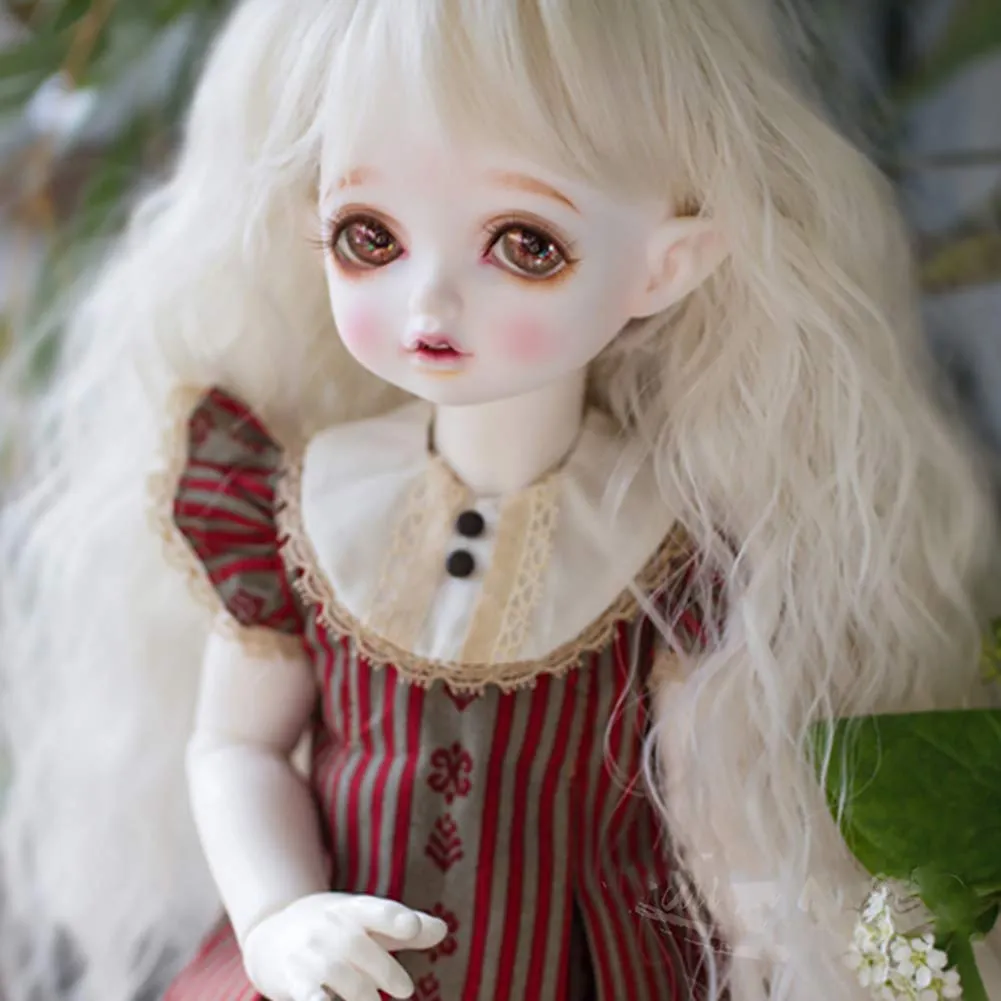 1/4 BJD Doll Banbi Elf Ear, SD Dolls 15 Inch 19 Ball Jointed Doll DIY Toys with Full Set Clothes Shoes Wig Makeup, Best Gift for Girls