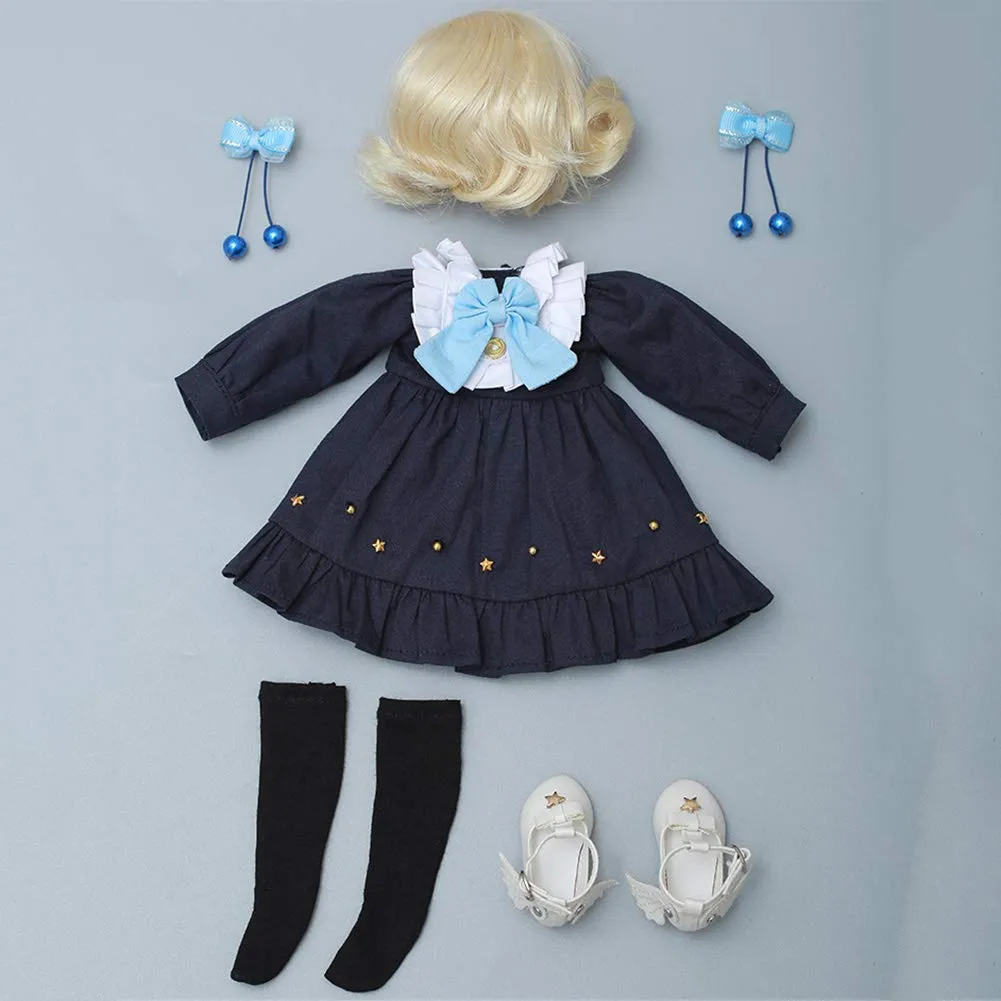 1/6 BJD Doll Full Set 26cm 10.2 Inch Ball Jointed Dolls DIY Toy Action Figure   Makeup   Wig   Shoes Girls Christmas Surprise Gift