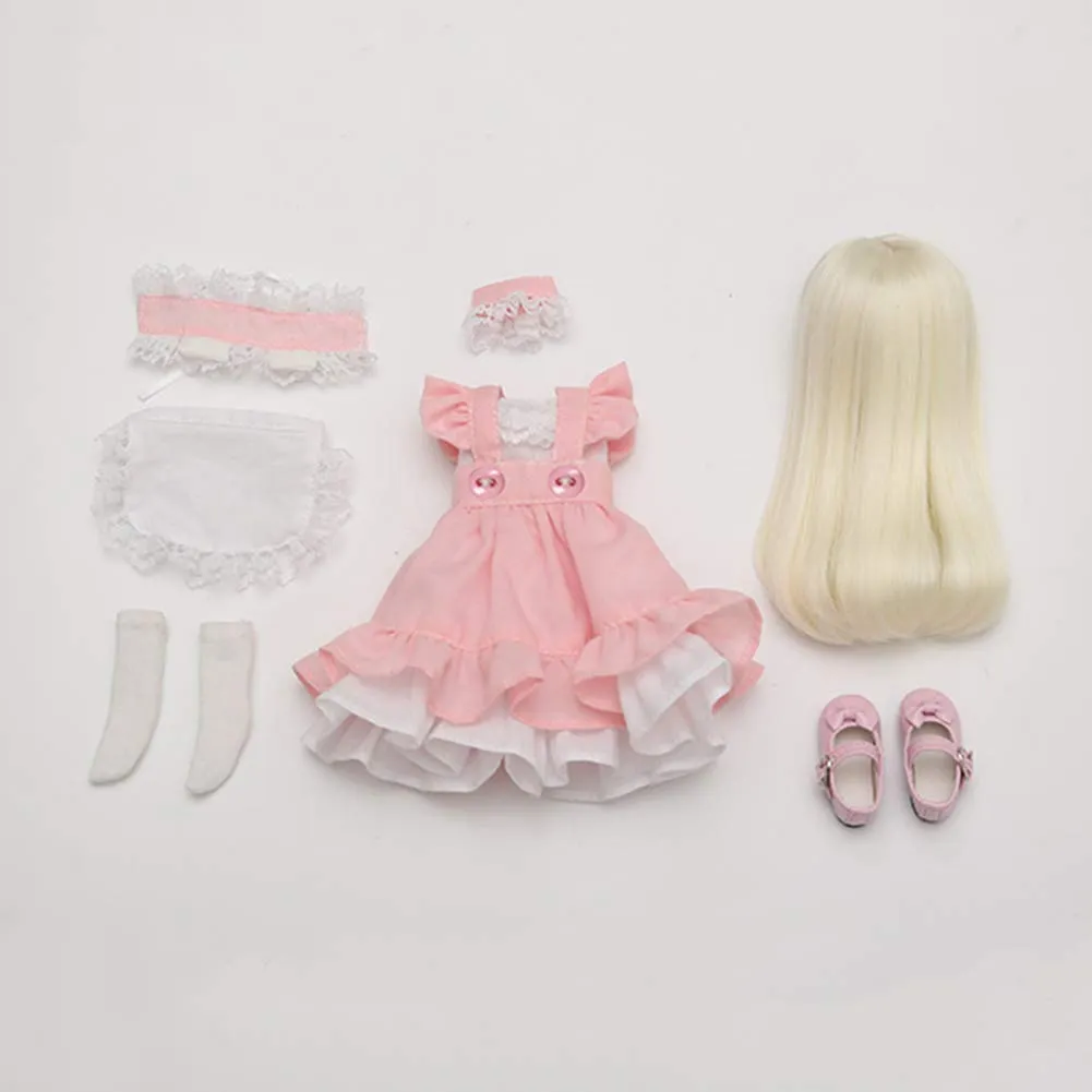 1/6 SD BJD Dolls Full Set 26Cm 10" Jointed Dolls DIY Toy Action Figure   Makeup   Wig   Shoes Girls Surprise Gift