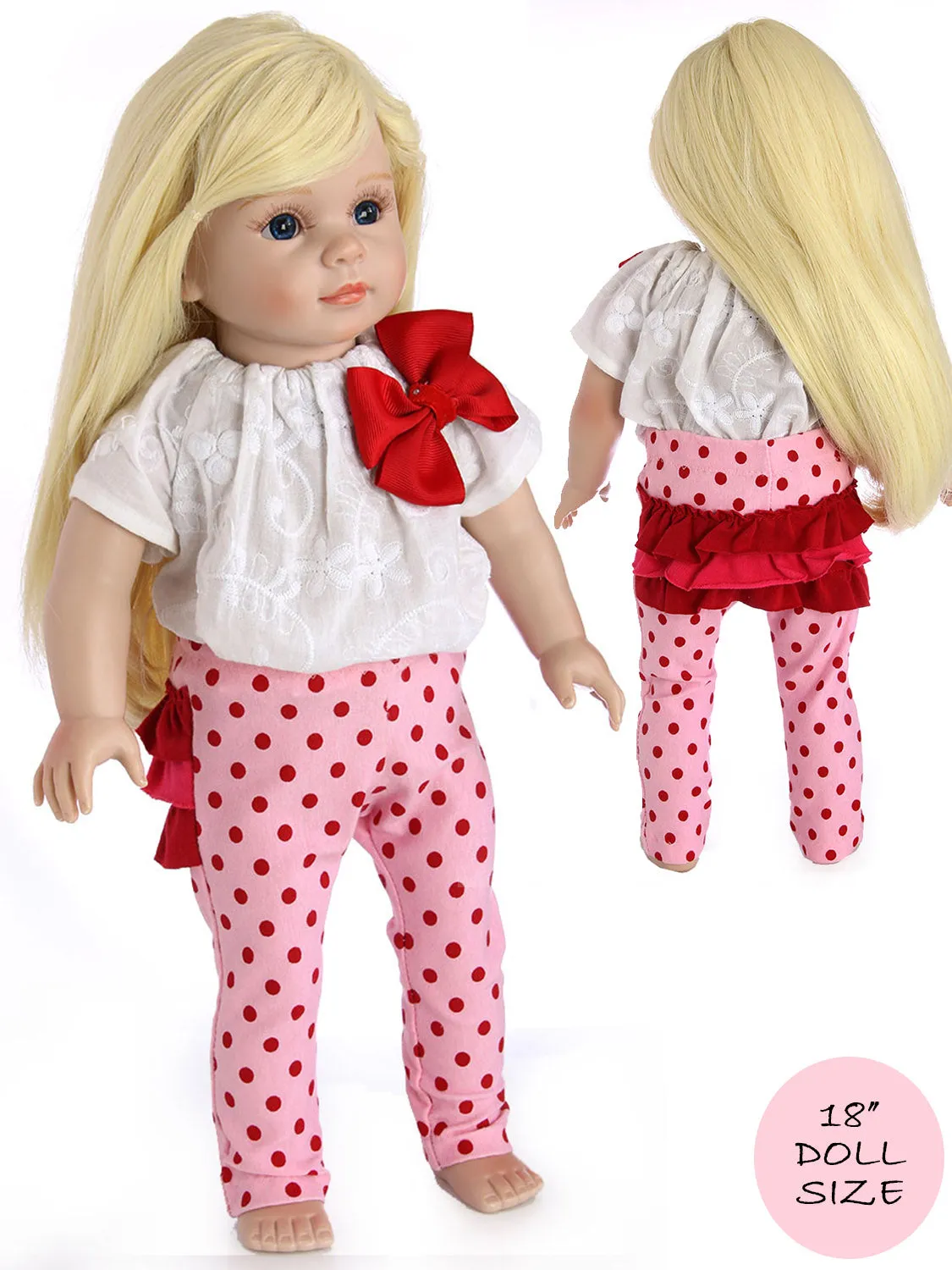 18" doll clothes patterns - LEGGINGS (D1312)