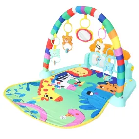 2in1 Baby Kick and Play Piano Gym Mat & Fitness Rack (1 Set)