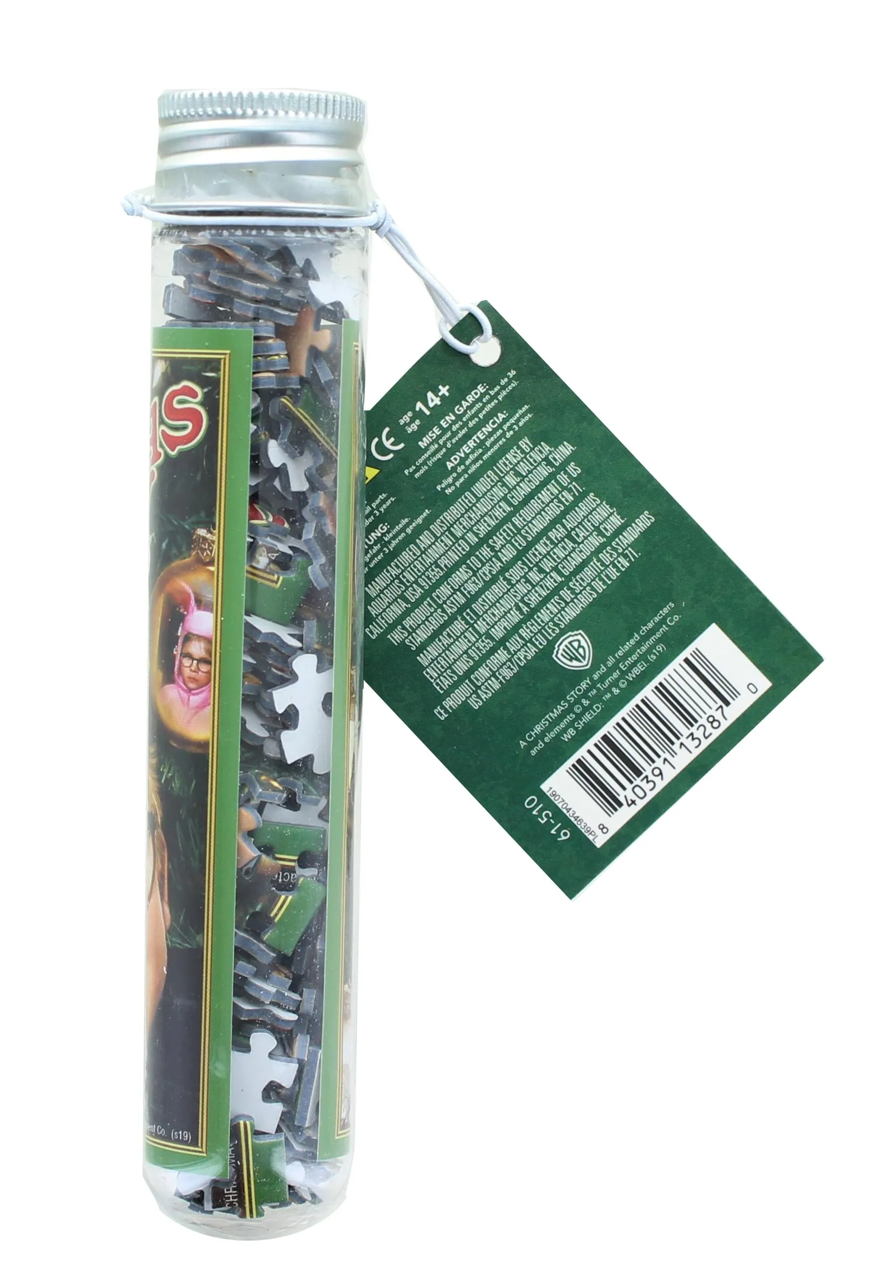 A Christmas Story 150 Piece Micro Jigsaw Puzzle In Tube