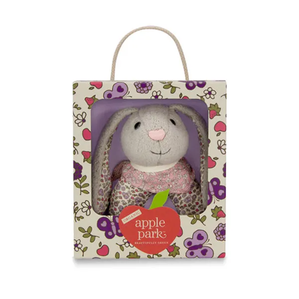 Apple Park Patterned Rattle - Bunny