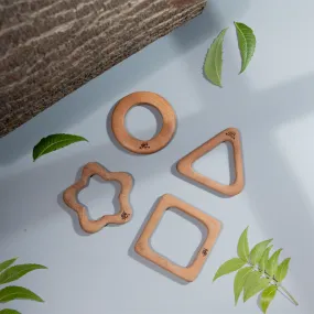 Ariro Toys Wooden Teethers-Shapes