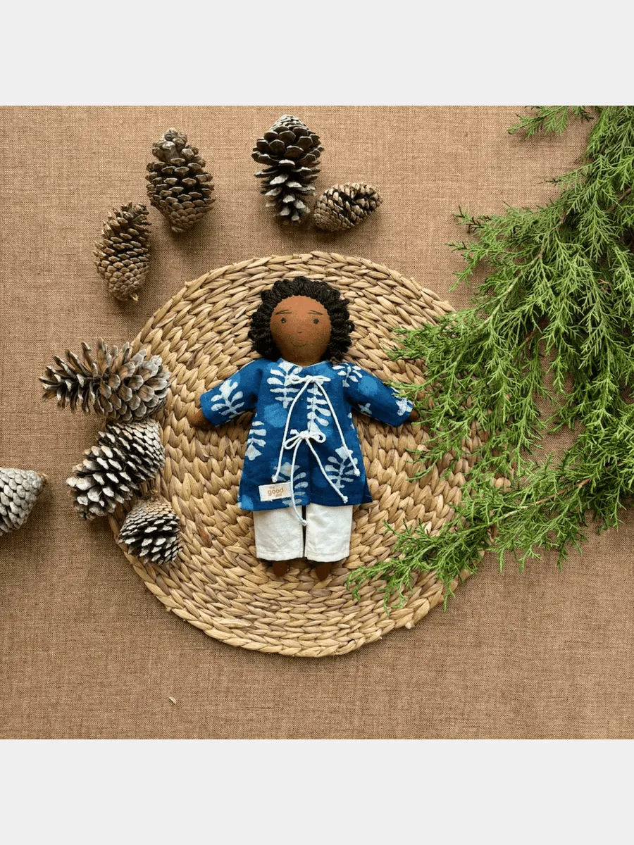 Azan, Cotton Fabric Doll