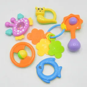 Baby 6Pcs Multicolor Rattle Set - Sunshine