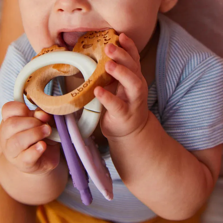 b.box Trio Teether- Peony