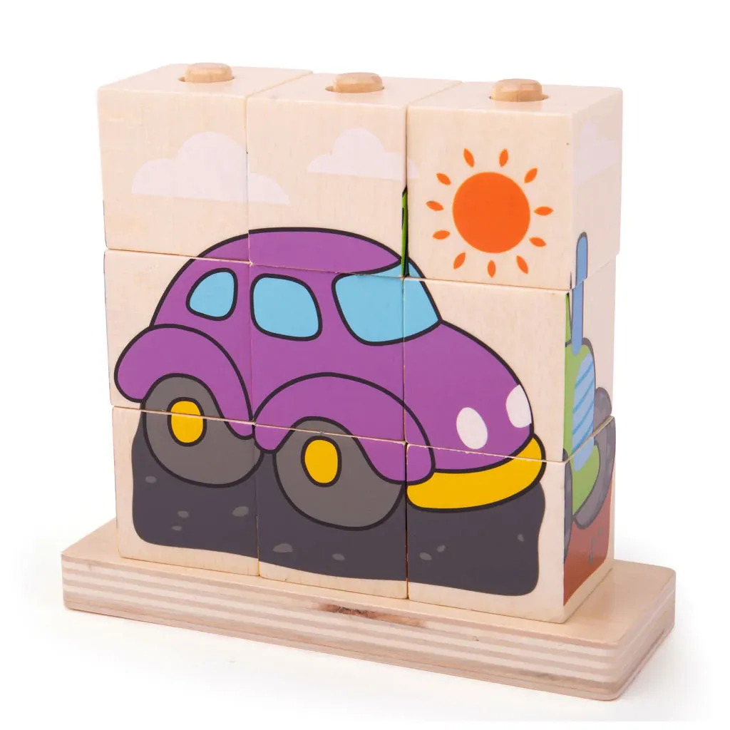 Bigjigs Stacking Blocks (Transport)