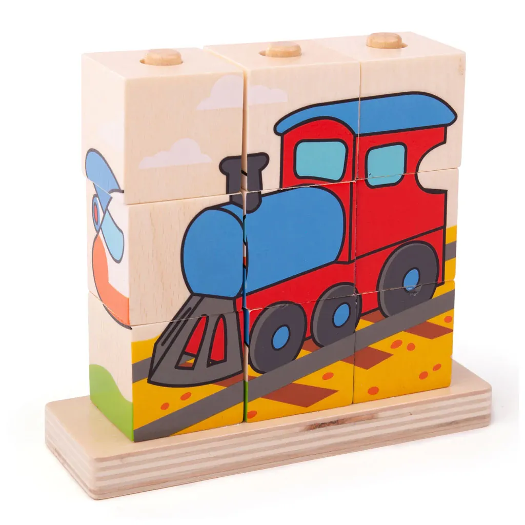 Bigjigs Stacking Blocks (Transport)