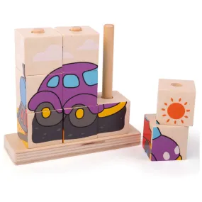 Bigjigs Stacking Blocks (Transport)