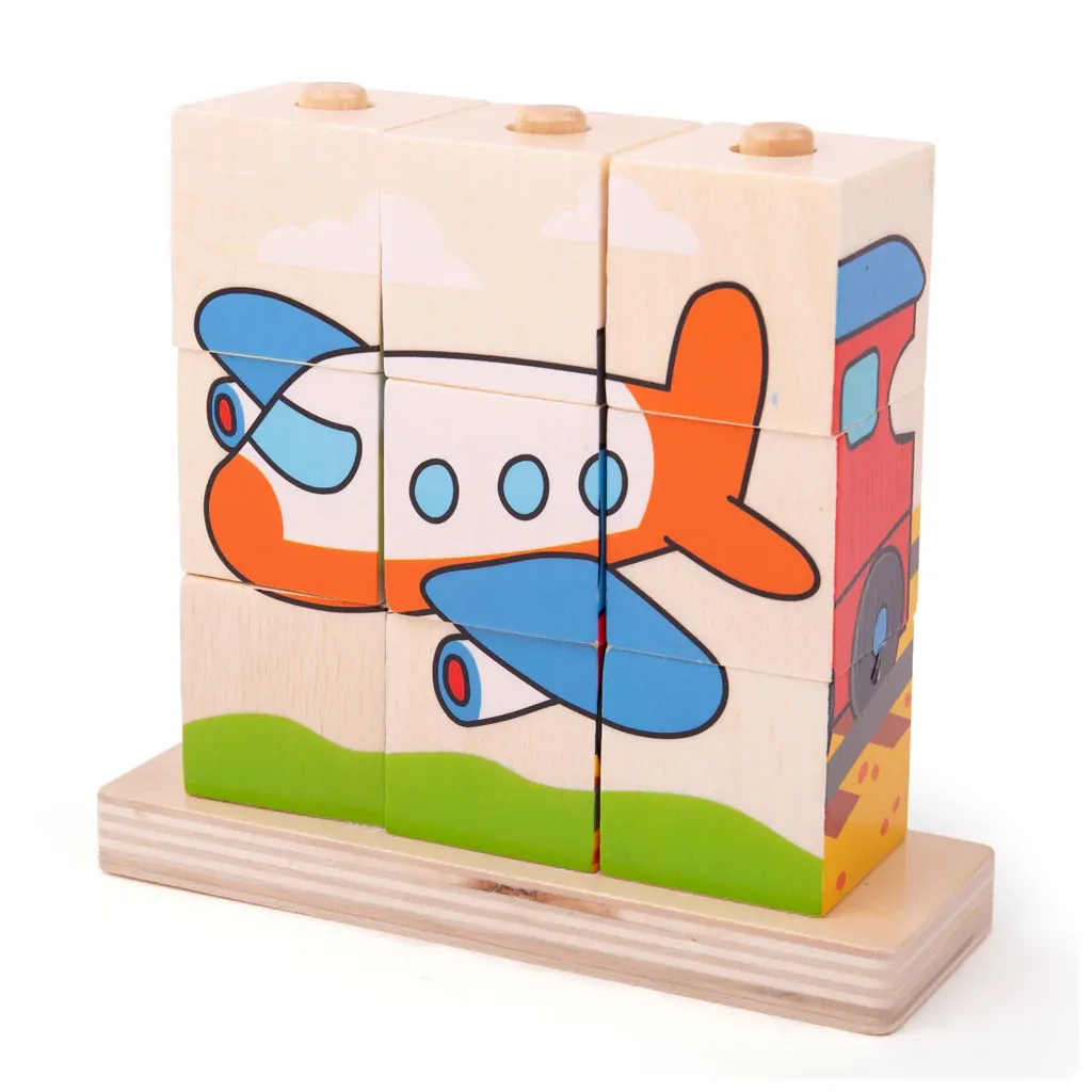 Bigjigs Stacking Blocks (Transport)