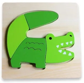Block Puzzle - Crocodile - Discoveroo