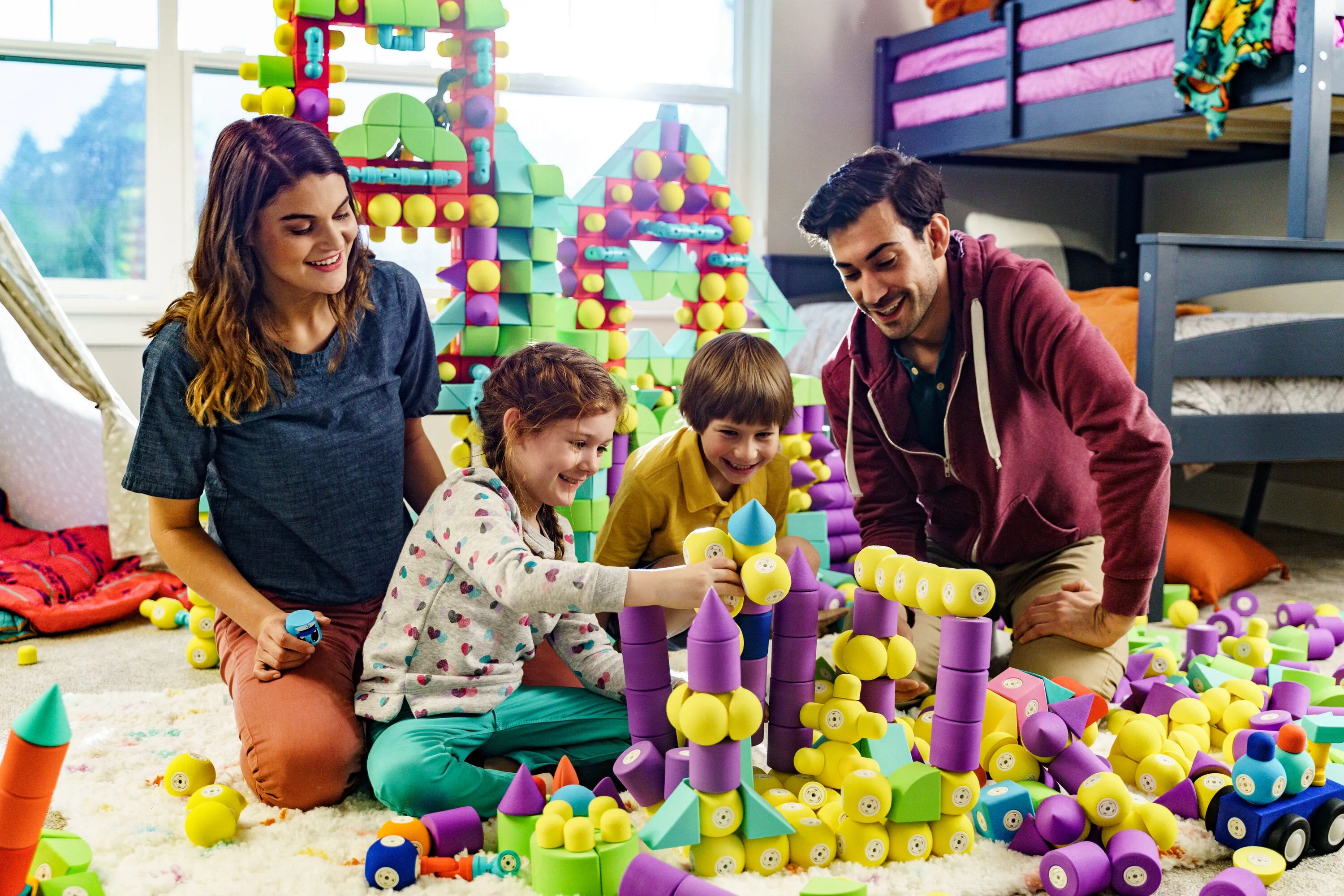 Blockaroo Magnetic Foam Blocks- Plane