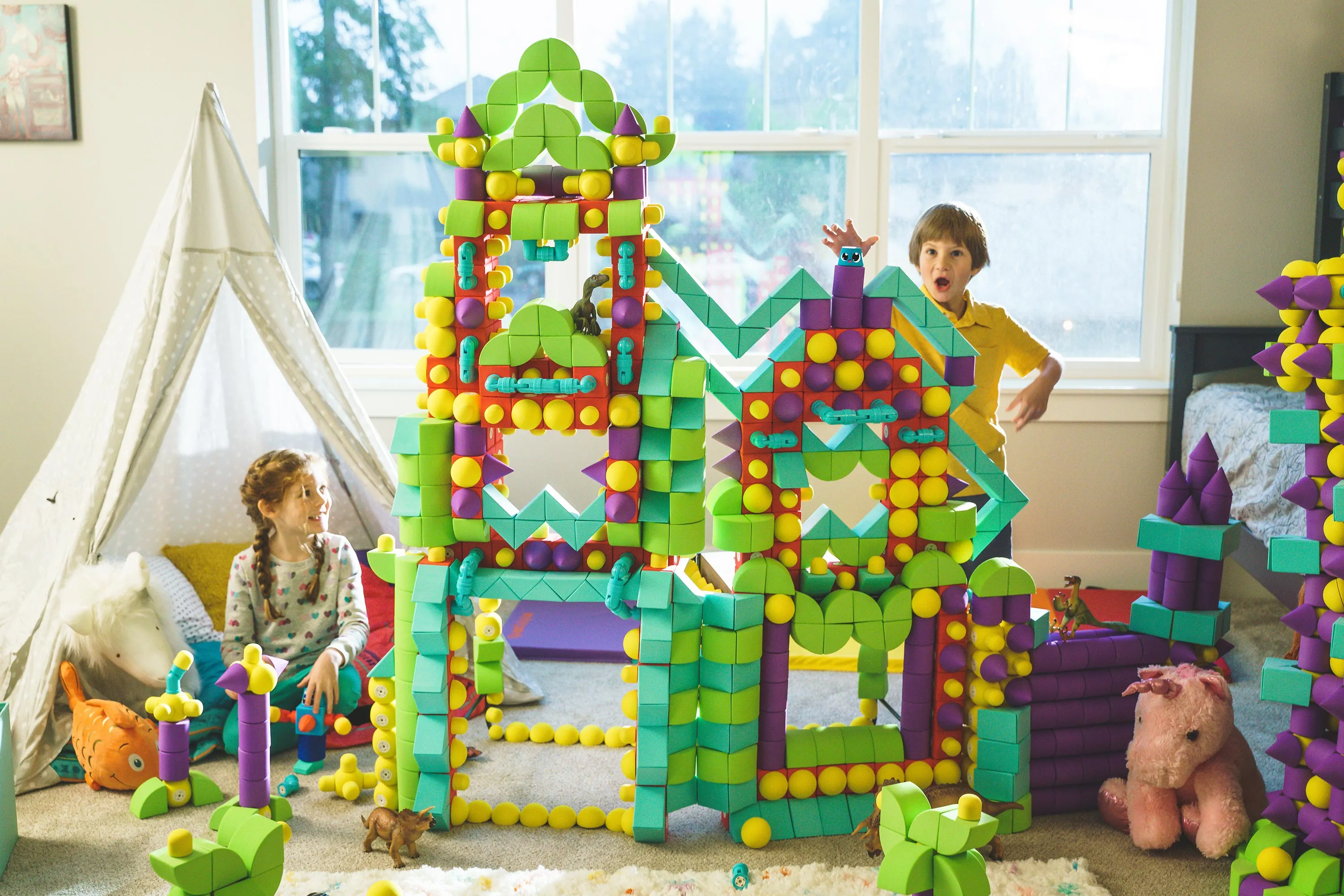 Blockaroo Magnetic Foam Blocks- Plane