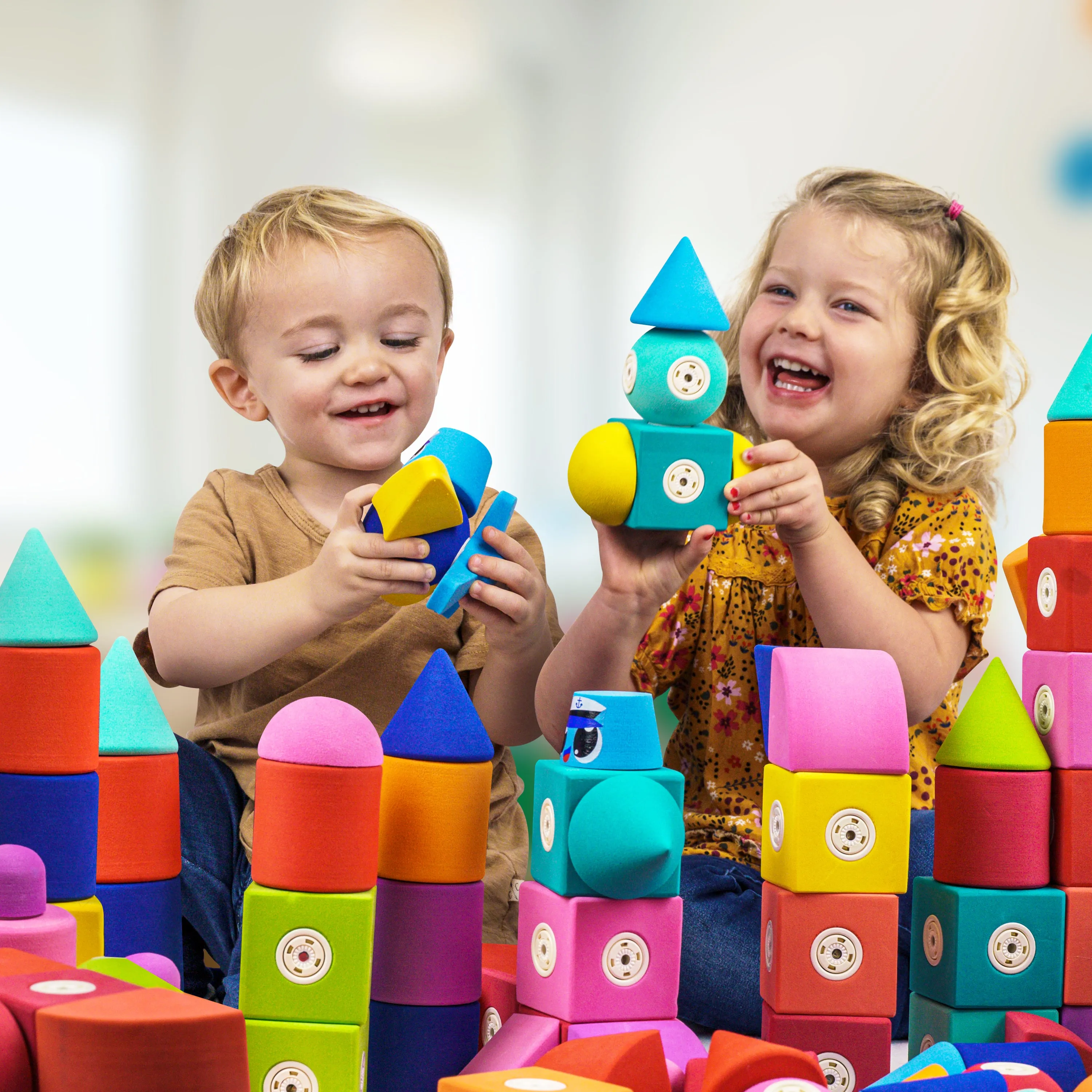 Blockaroo Magnetic Foam Blocks- Plane