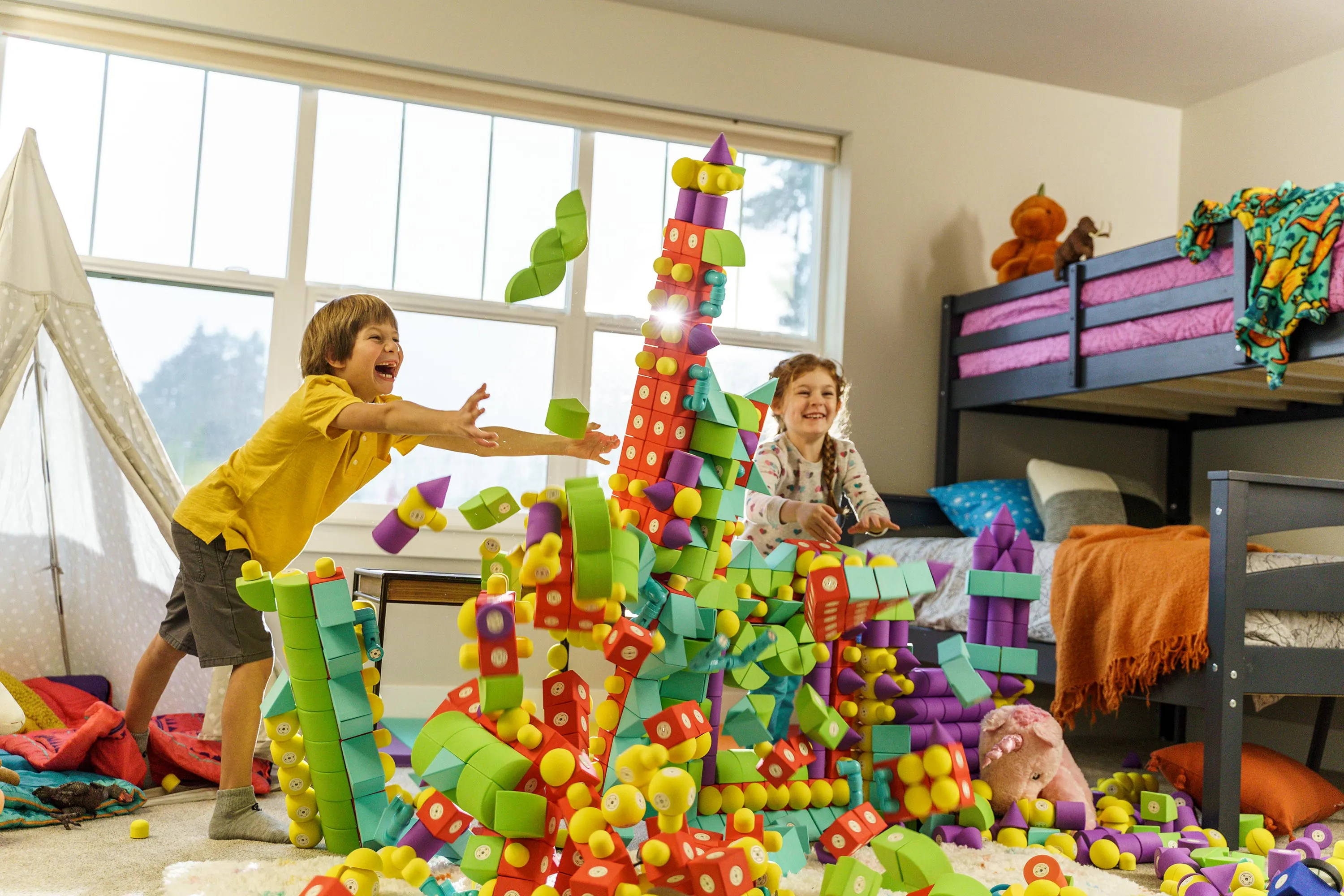 Blockaroo Magnetic Foam Blocks- Plane