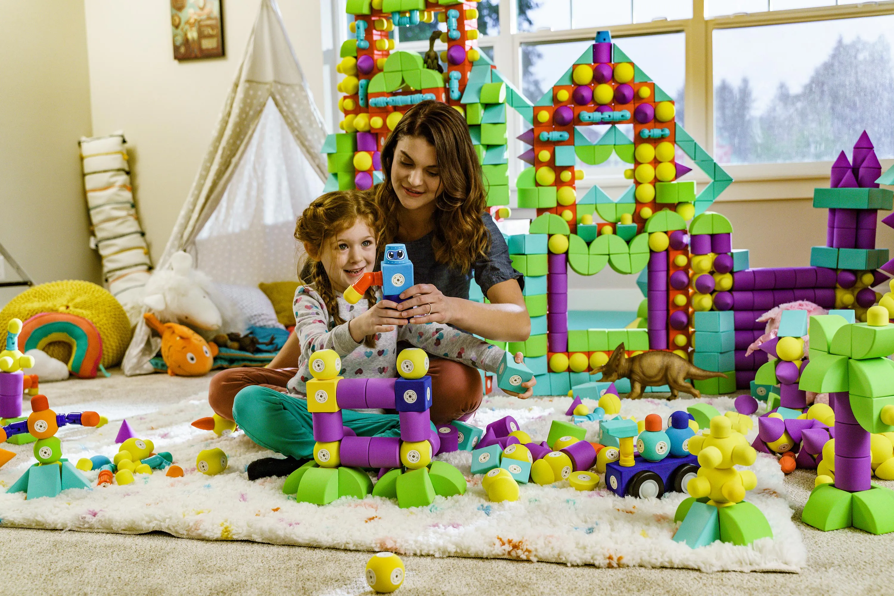 Blockaroo Magnetic Foam Blocks- Plane