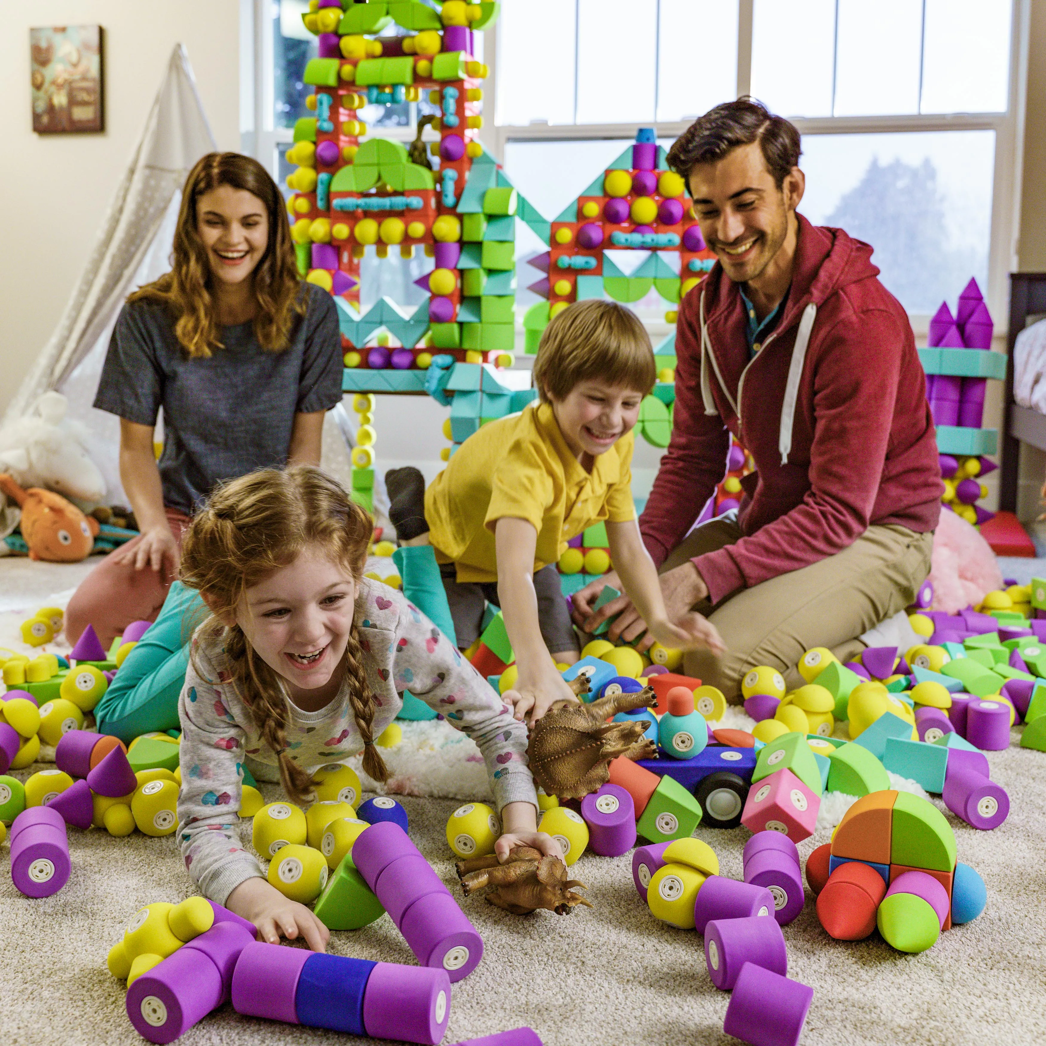 Blockaroo Magnetic Foam Blocks- Plane