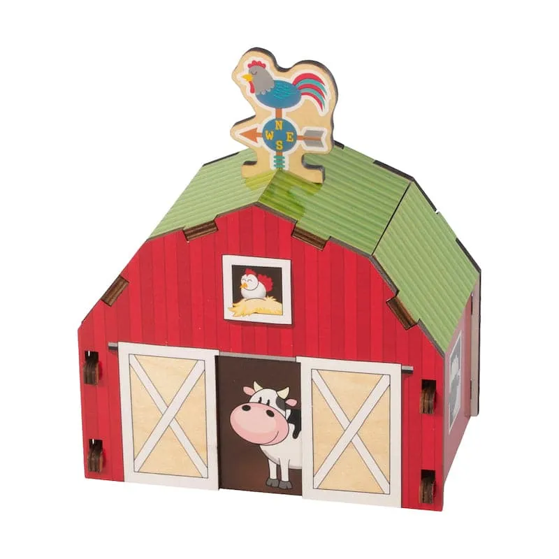 Build It Blueprints Puzzle - Barn