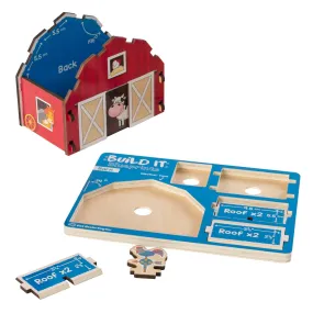 Build It Blueprints Puzzle - Barn