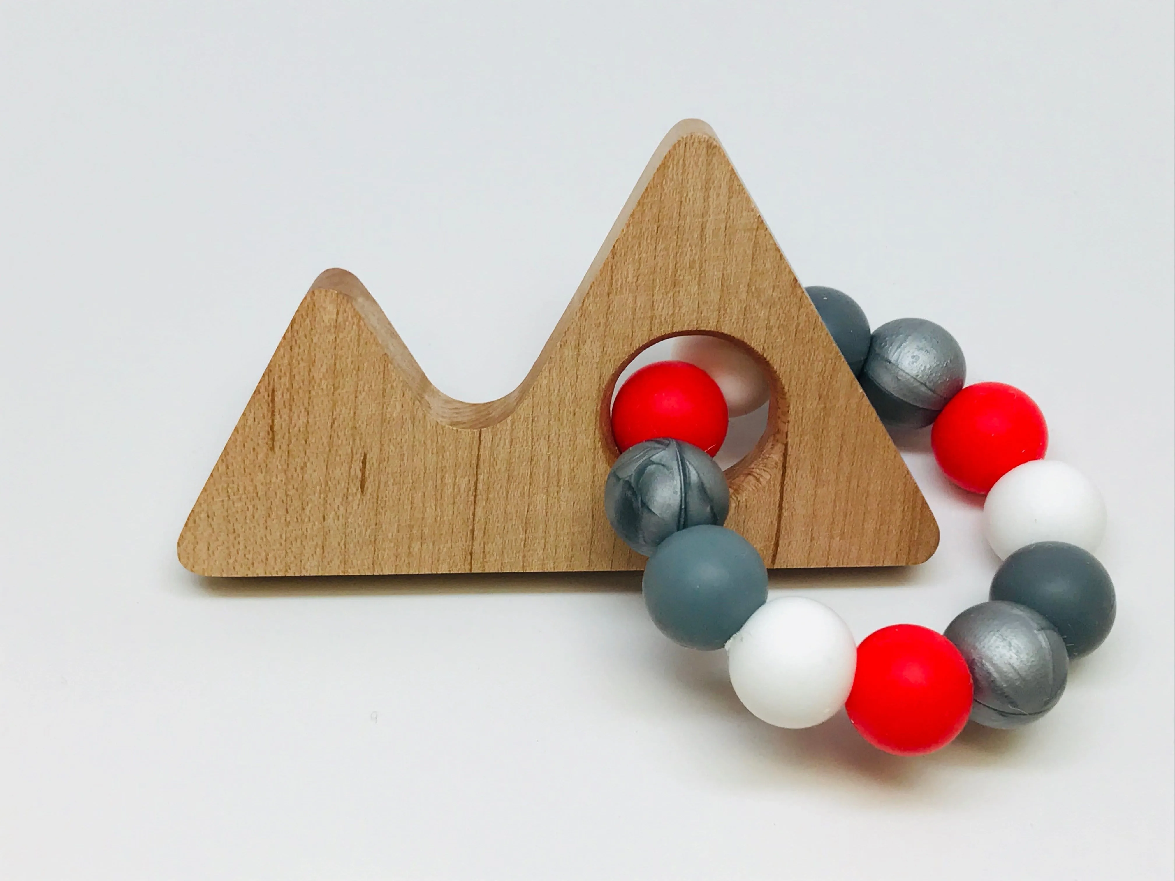 Chewy Baby Co Silicone Wood Teething Toys