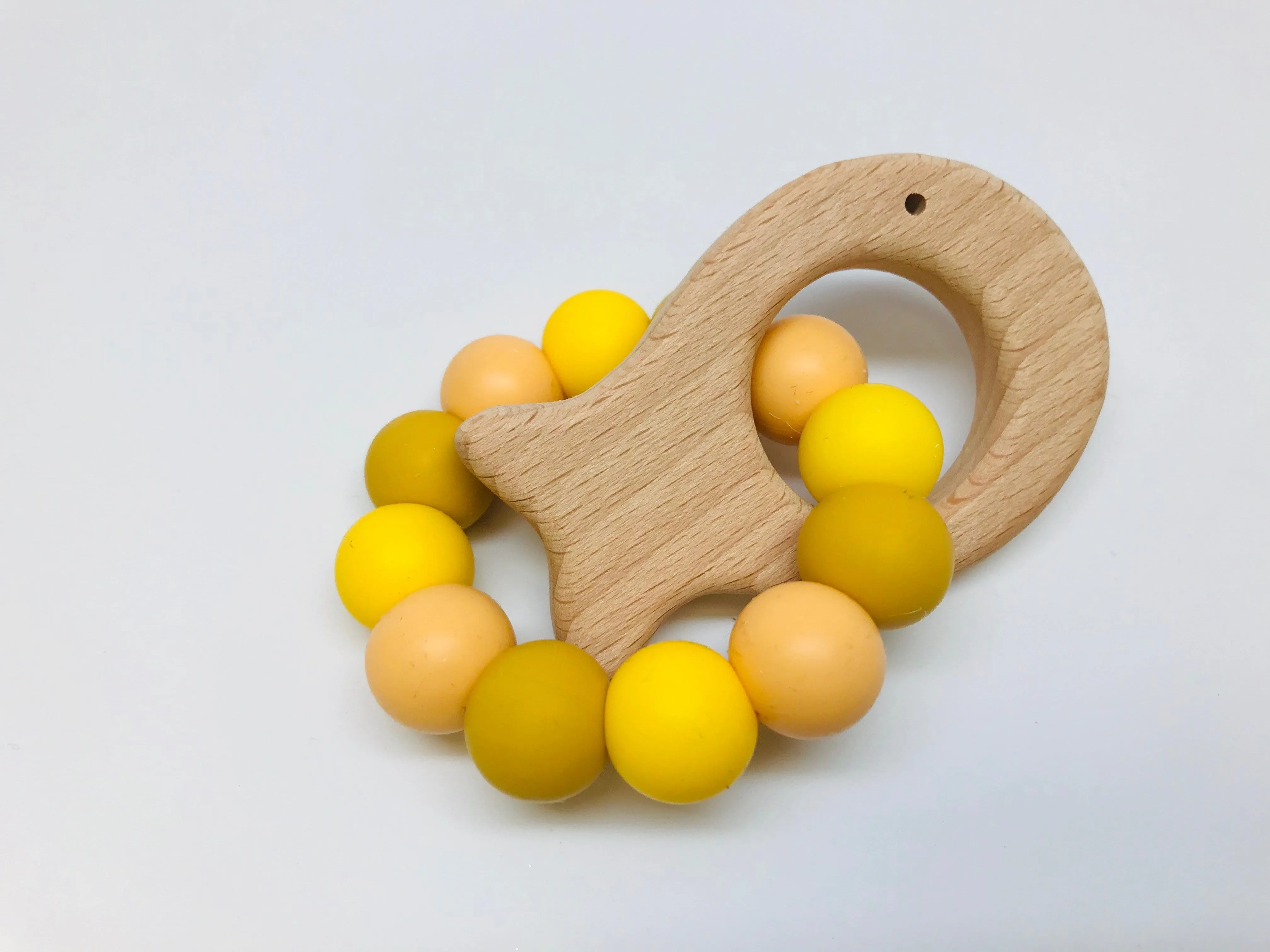Chewy Baby Co Silicone Wood Teething Toys