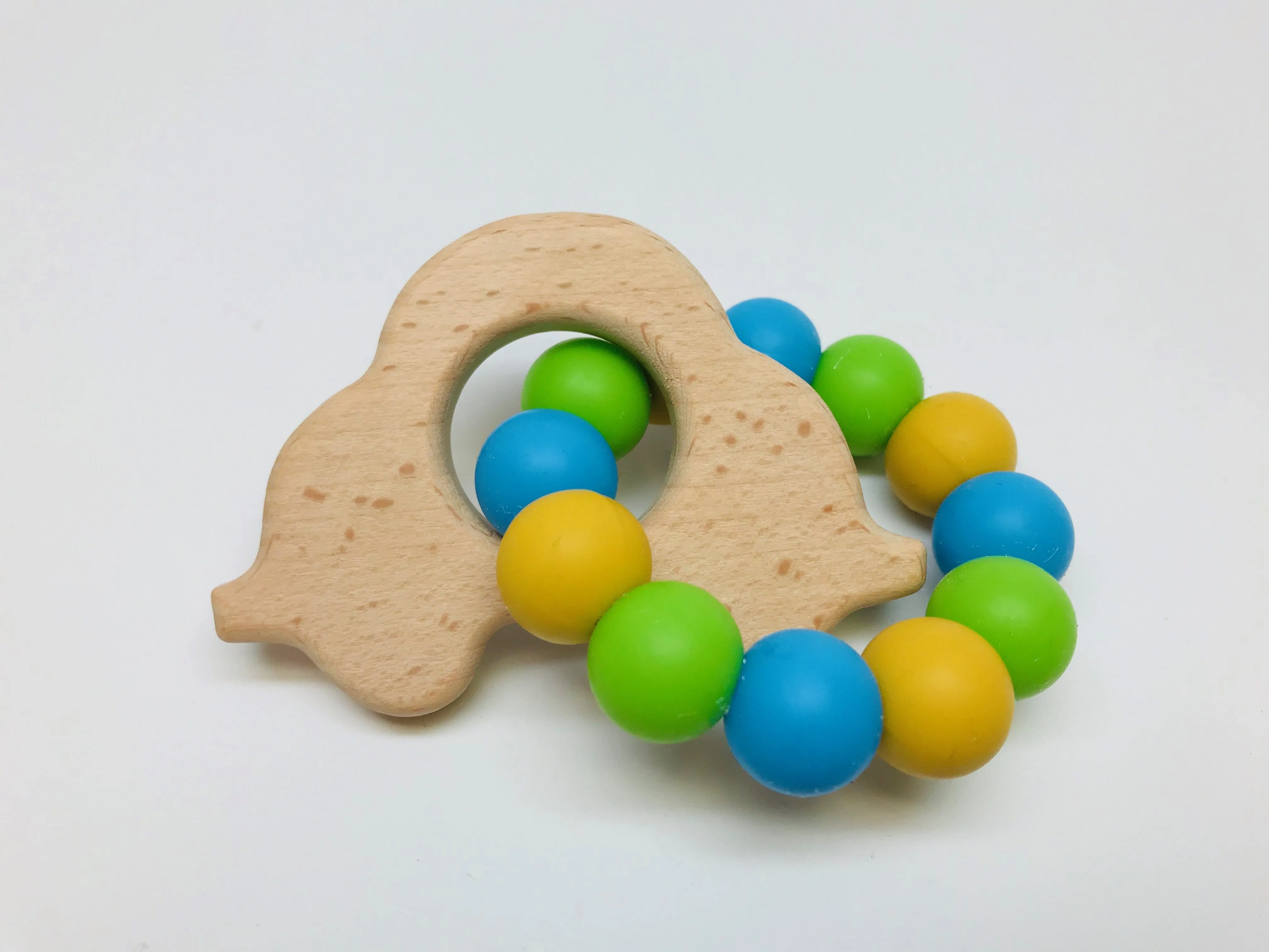 Chewy Baby Co Silicone Wood Teething Toys