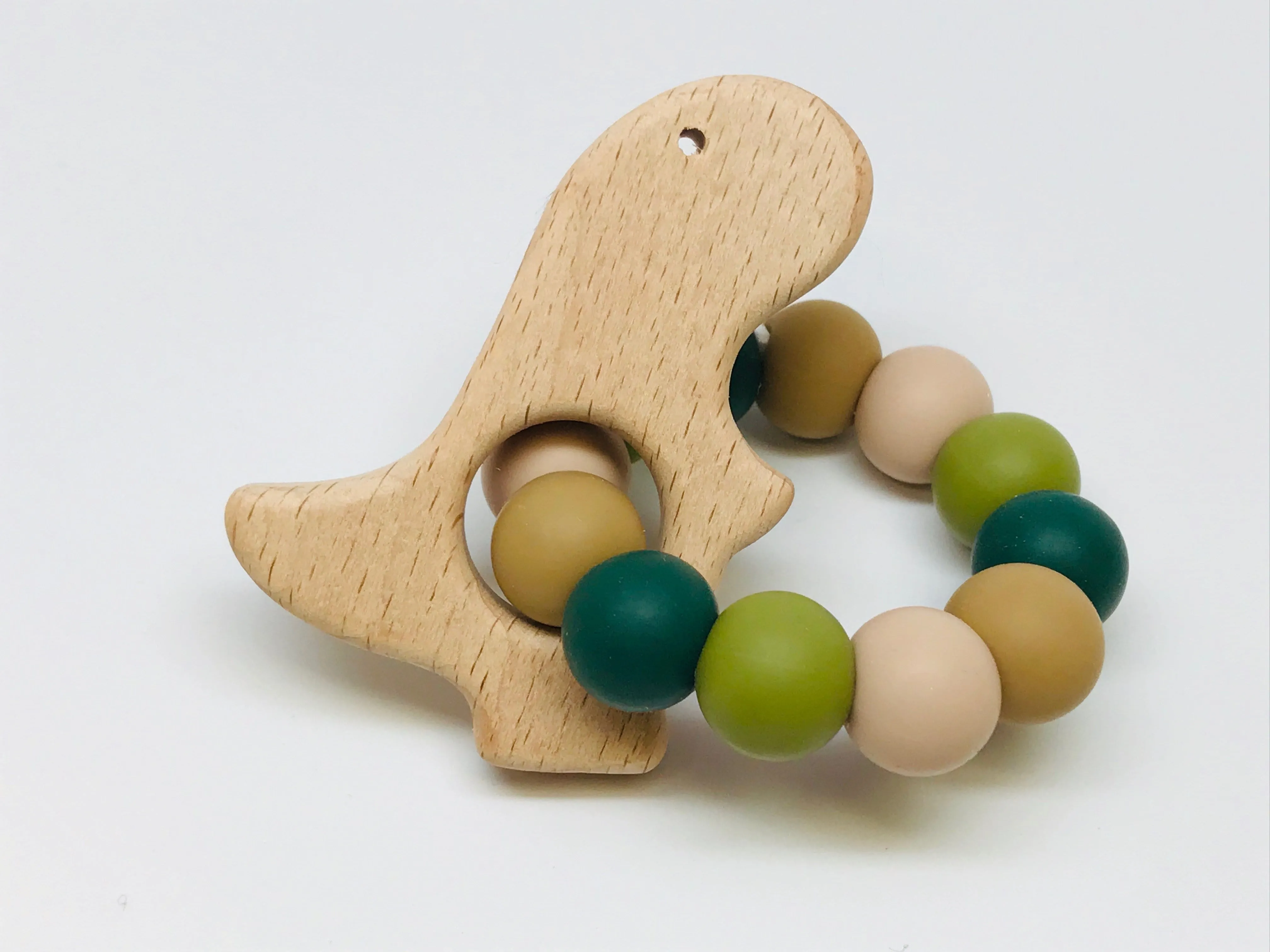 Chewy Baby Co Silicone Wood Teething Toys