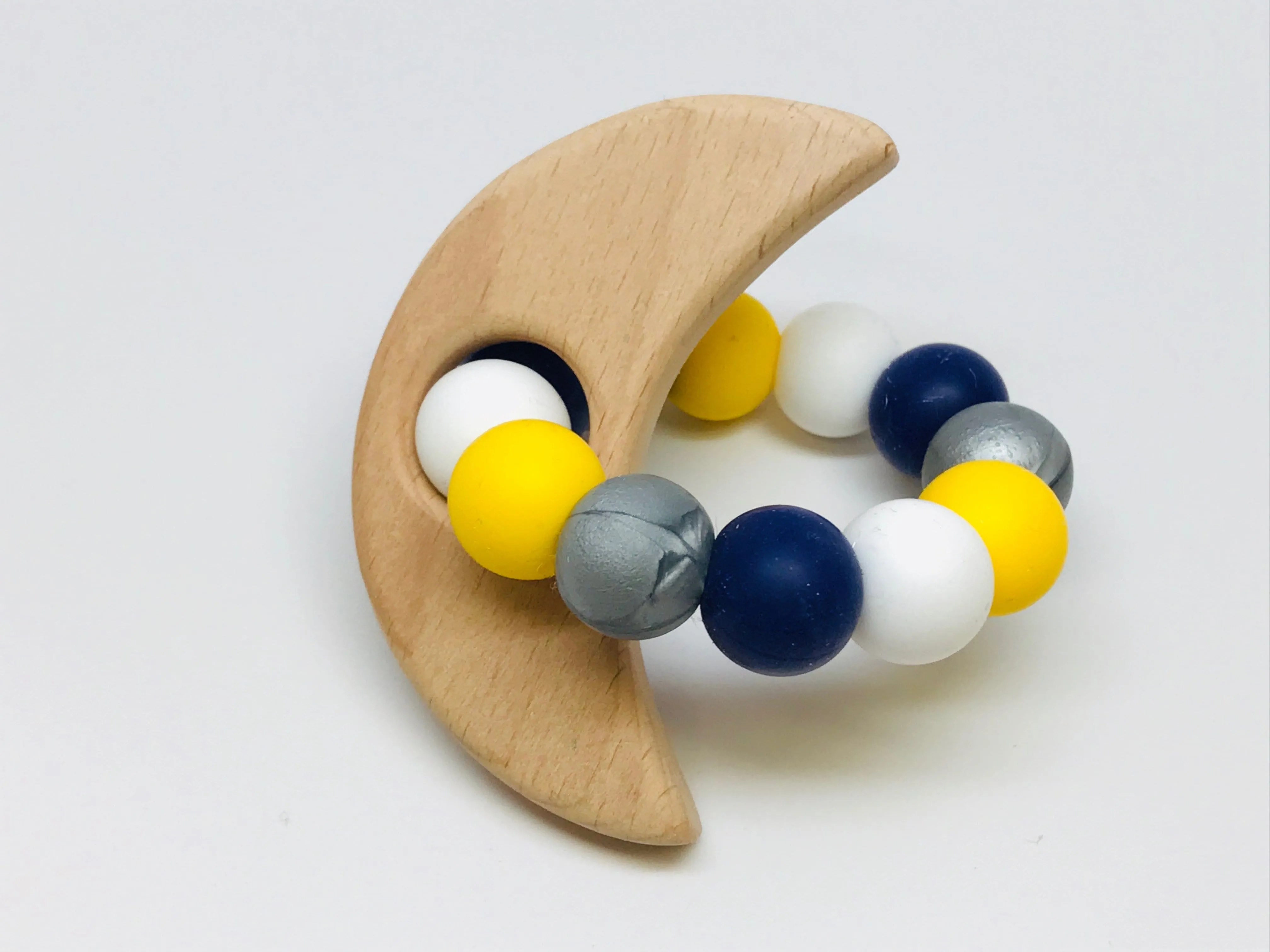 Chewy Baby Co Silicone Wood Teething Toys