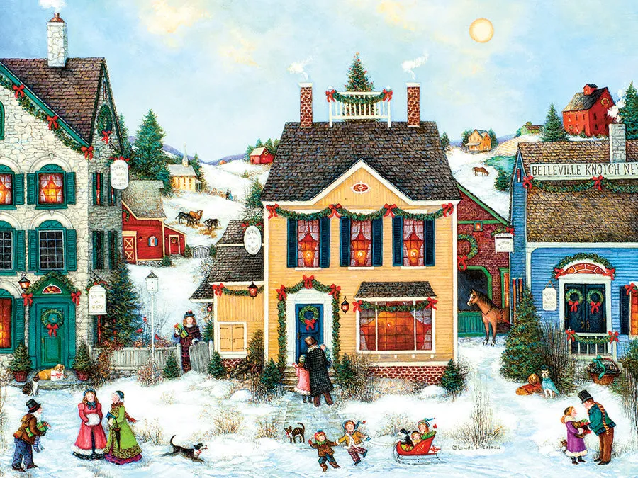 Cobble Hill 275 Piece Easy Handling Puzzle - Christmas Town