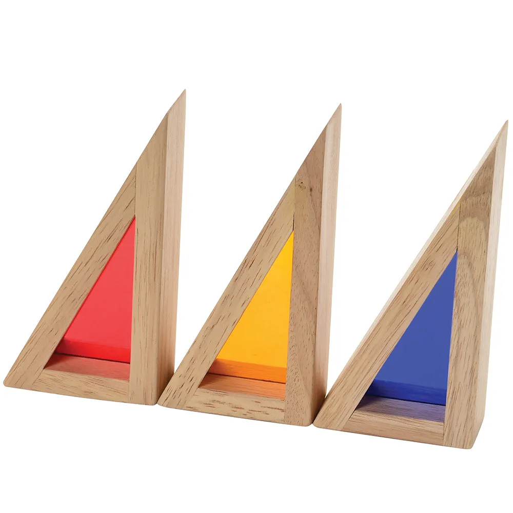 Colored See Through Wooden Blocks