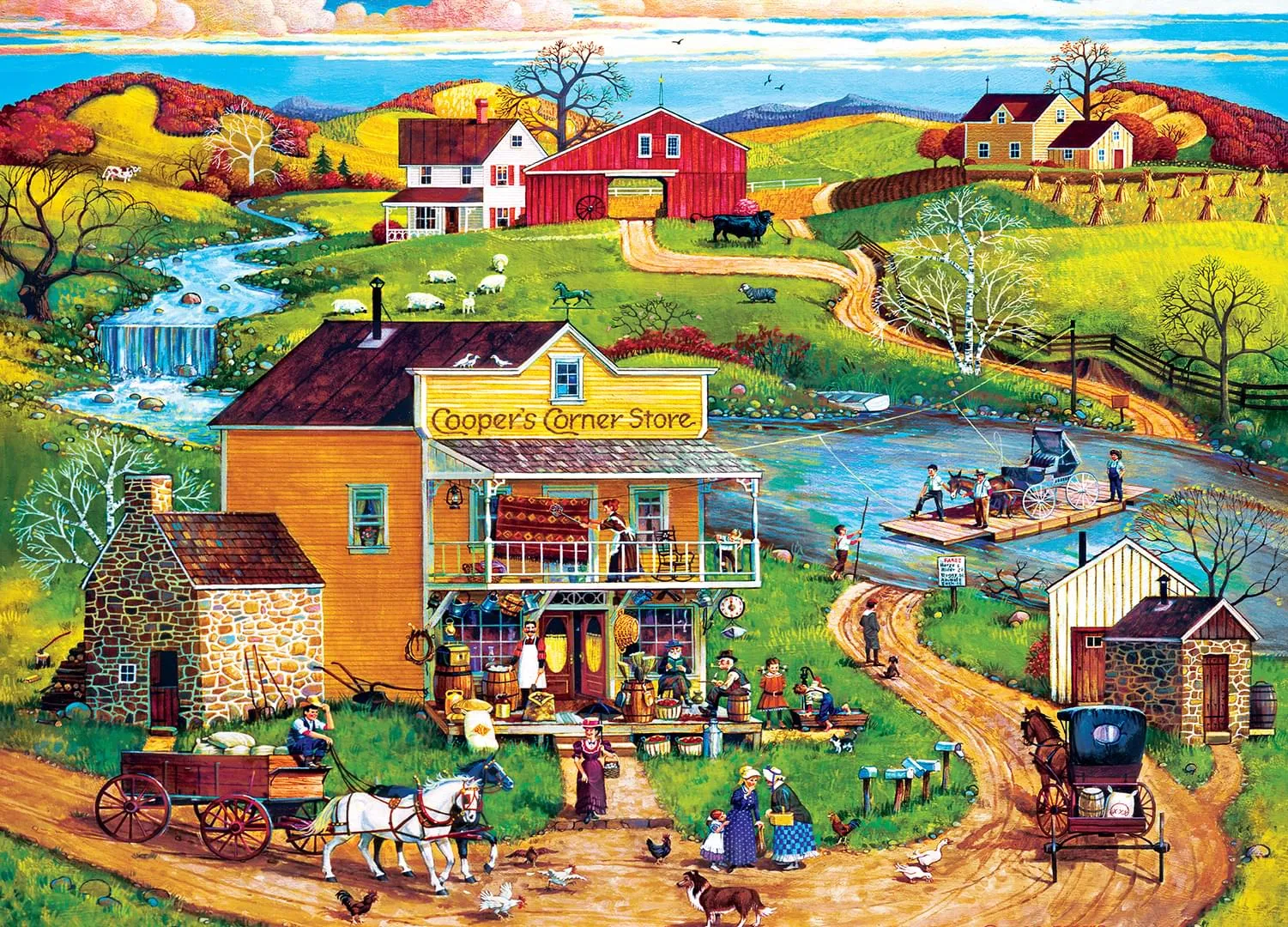 Coopers Corner 500 Piece Jigsaw Puzzle