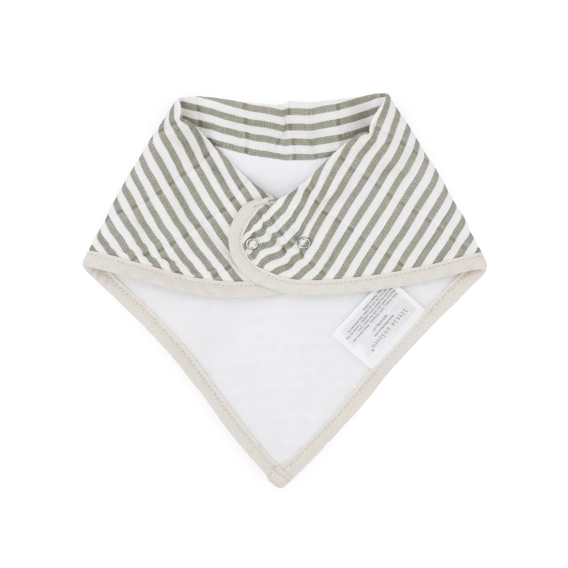 Cotton Muslin   Fleece Bandana Bib 4 Pack - Pressed Petals