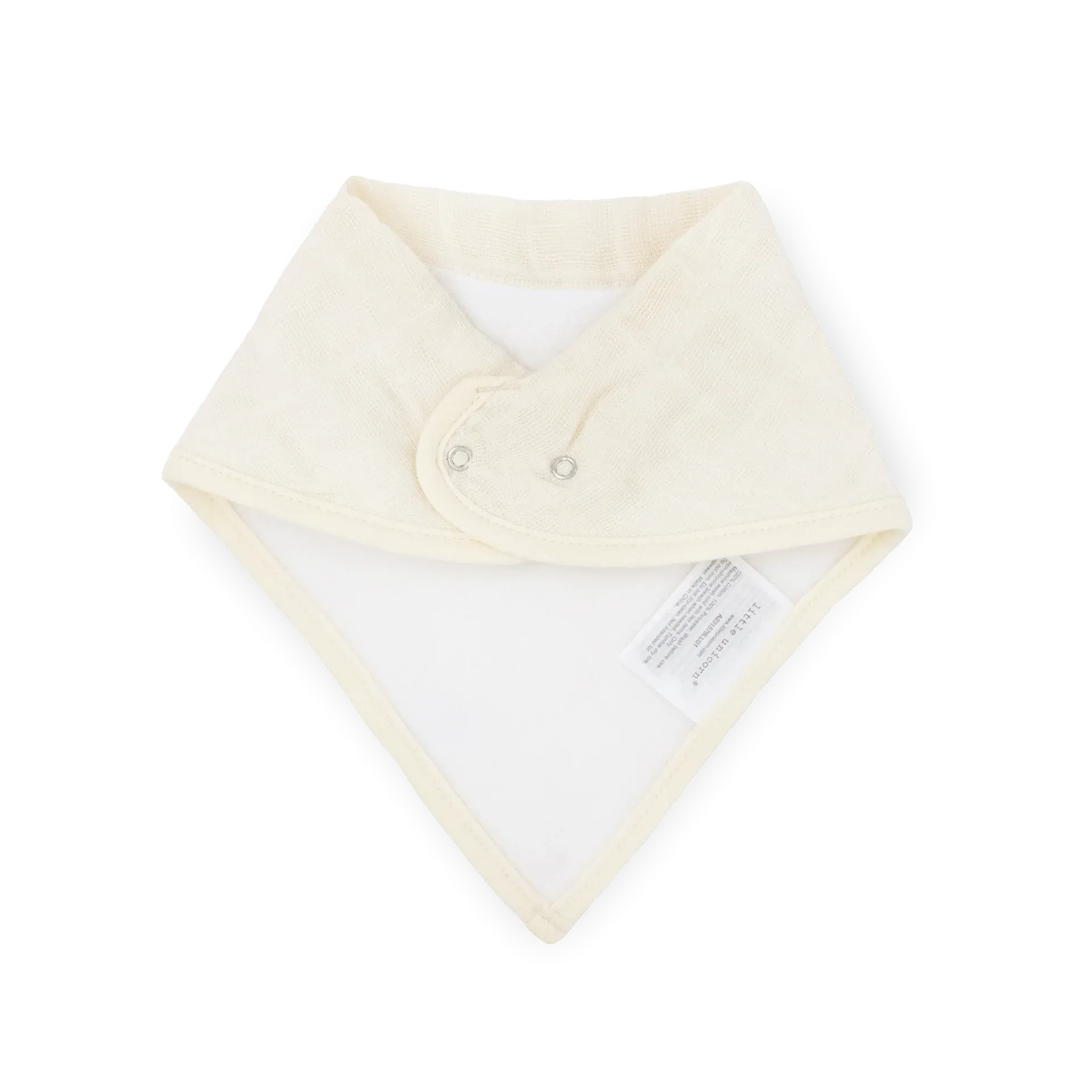 Cotton Muslin   Fleece Bandana Bib 4 Pack - Pressed Petals