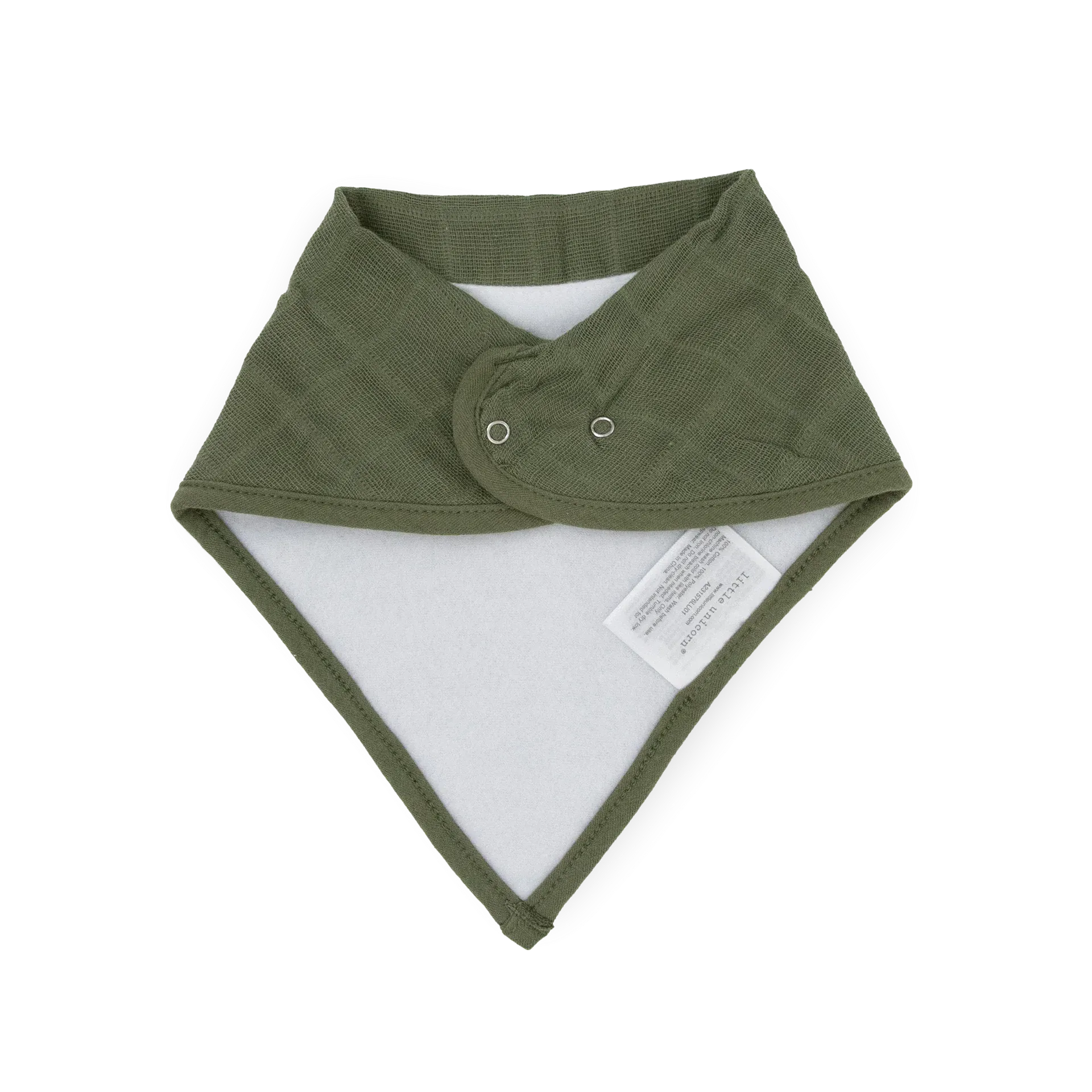 Cotton Muslin   Fleece Bandana Bib 4 Pack - Pressed Petals