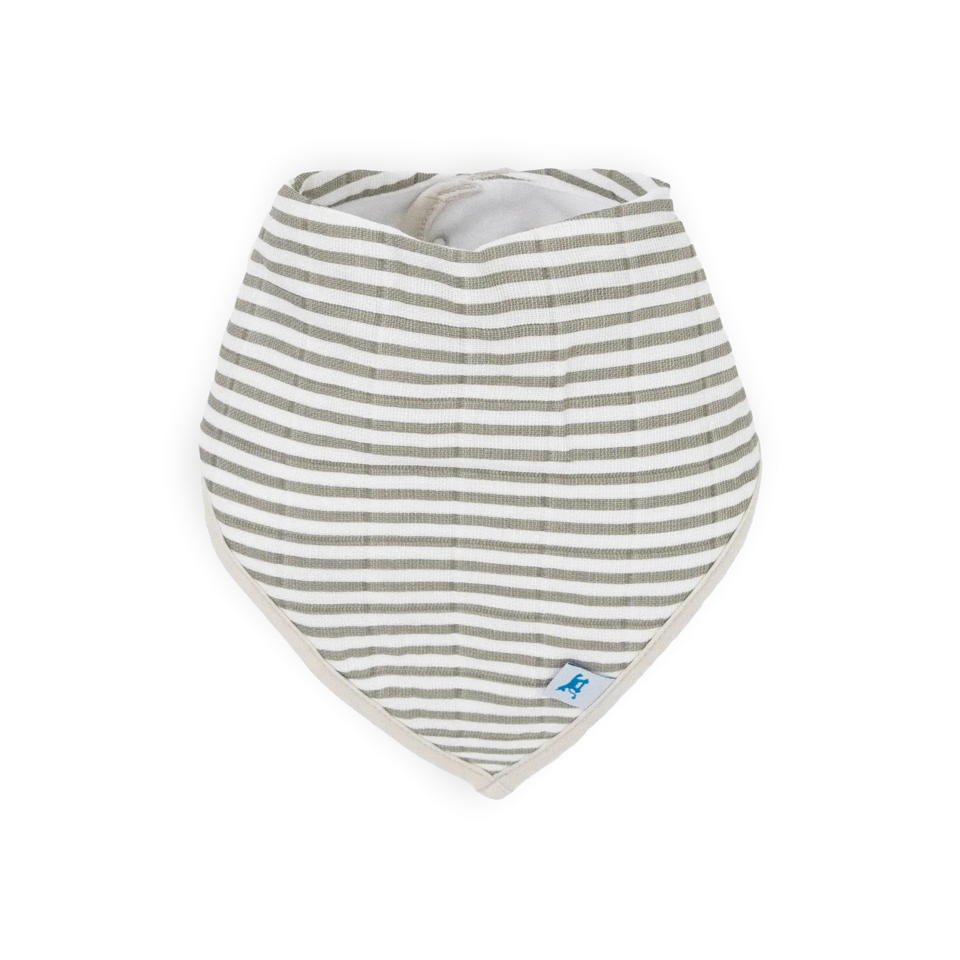 Cotton Muslin   Fleece Bandana Bib 4 Pack - Pressed Petals