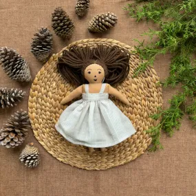 Cotton Soft Toy Doll For Kids | Jia, Warm | 23x11 cm