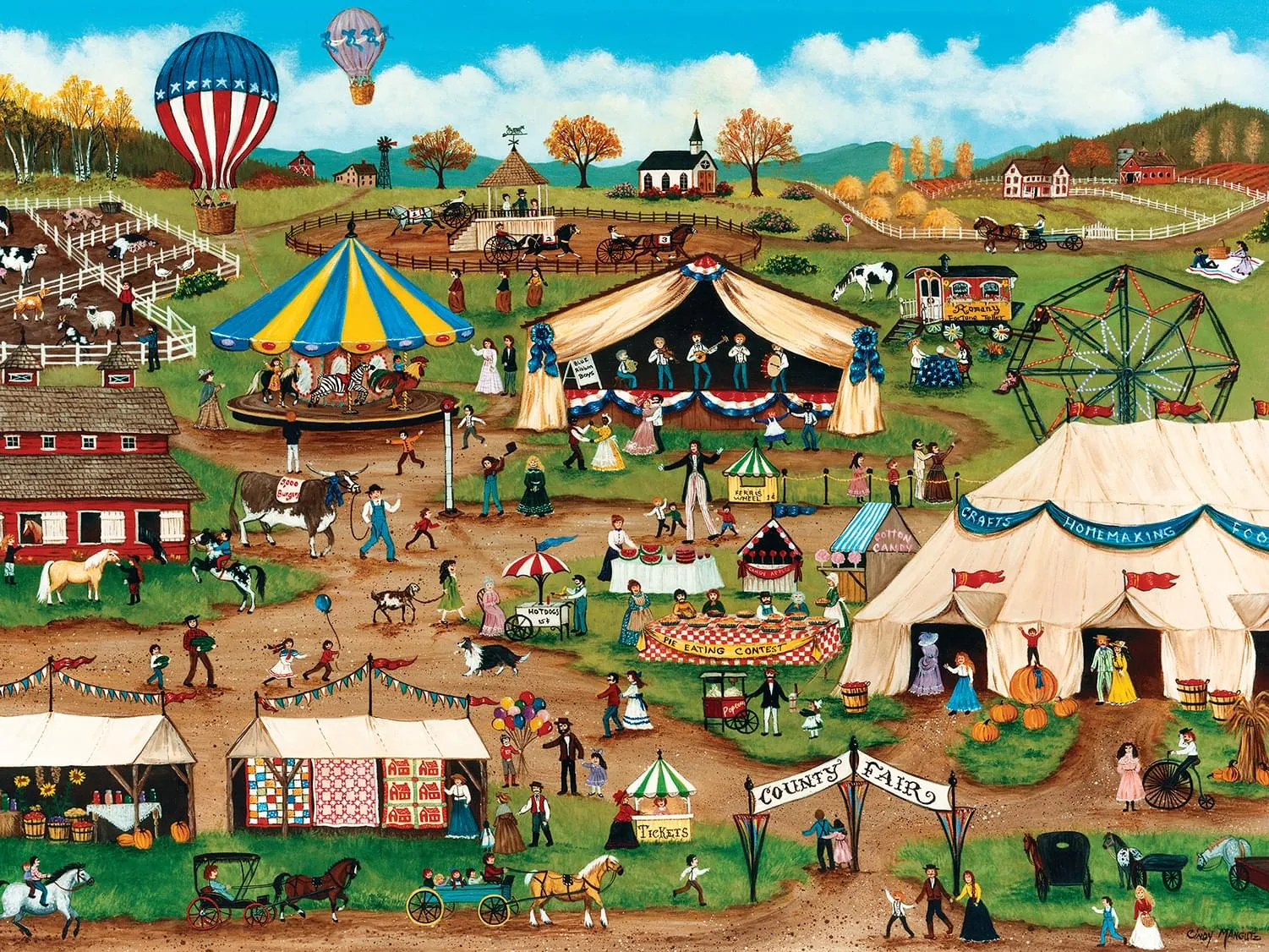 Country Fair 750 Piece Jigsaw Puzzle