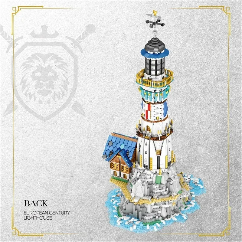 Creator Expert MOC Medieval Town City Lighthouse Bricks Toy