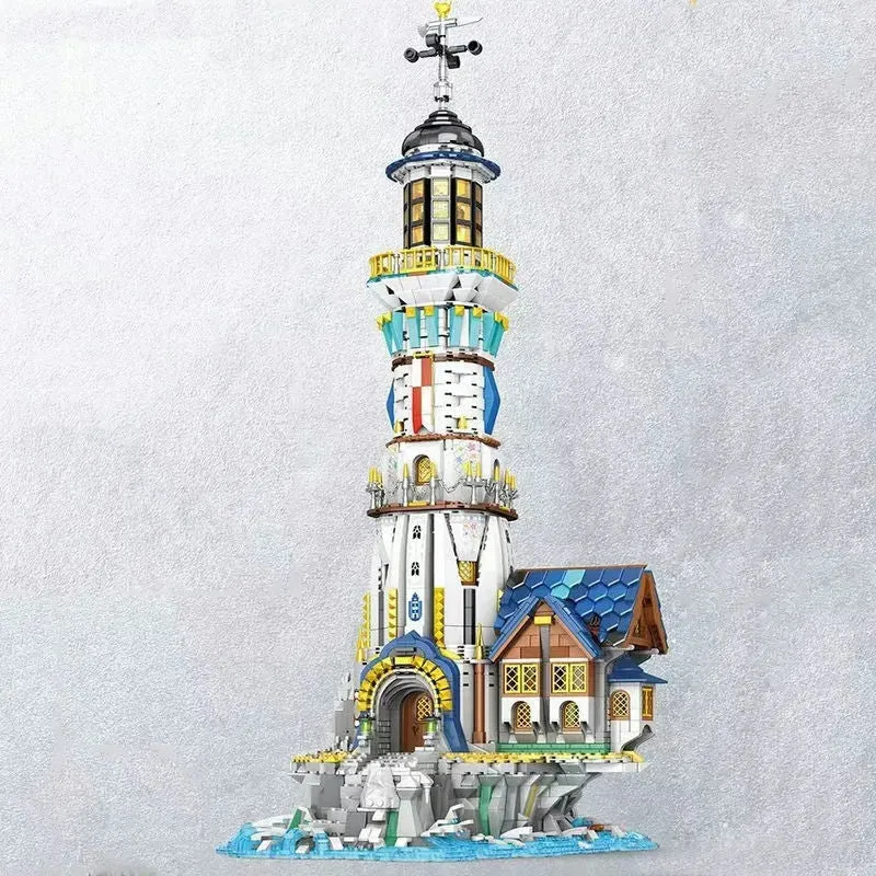 Creator Expert MOC Medieval Town City Lighthouse Bricks Toy