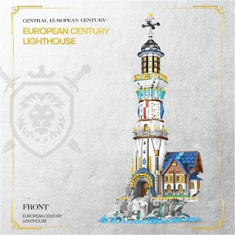 Creator Expert MOC Medieval Town City Lighthouse Bricks Toy