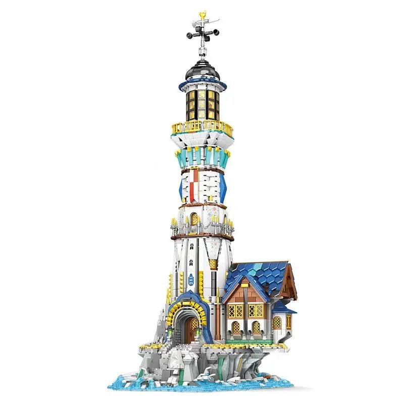 Creator Expert MOC Medieval Town City Lighthouse Bricks Toy