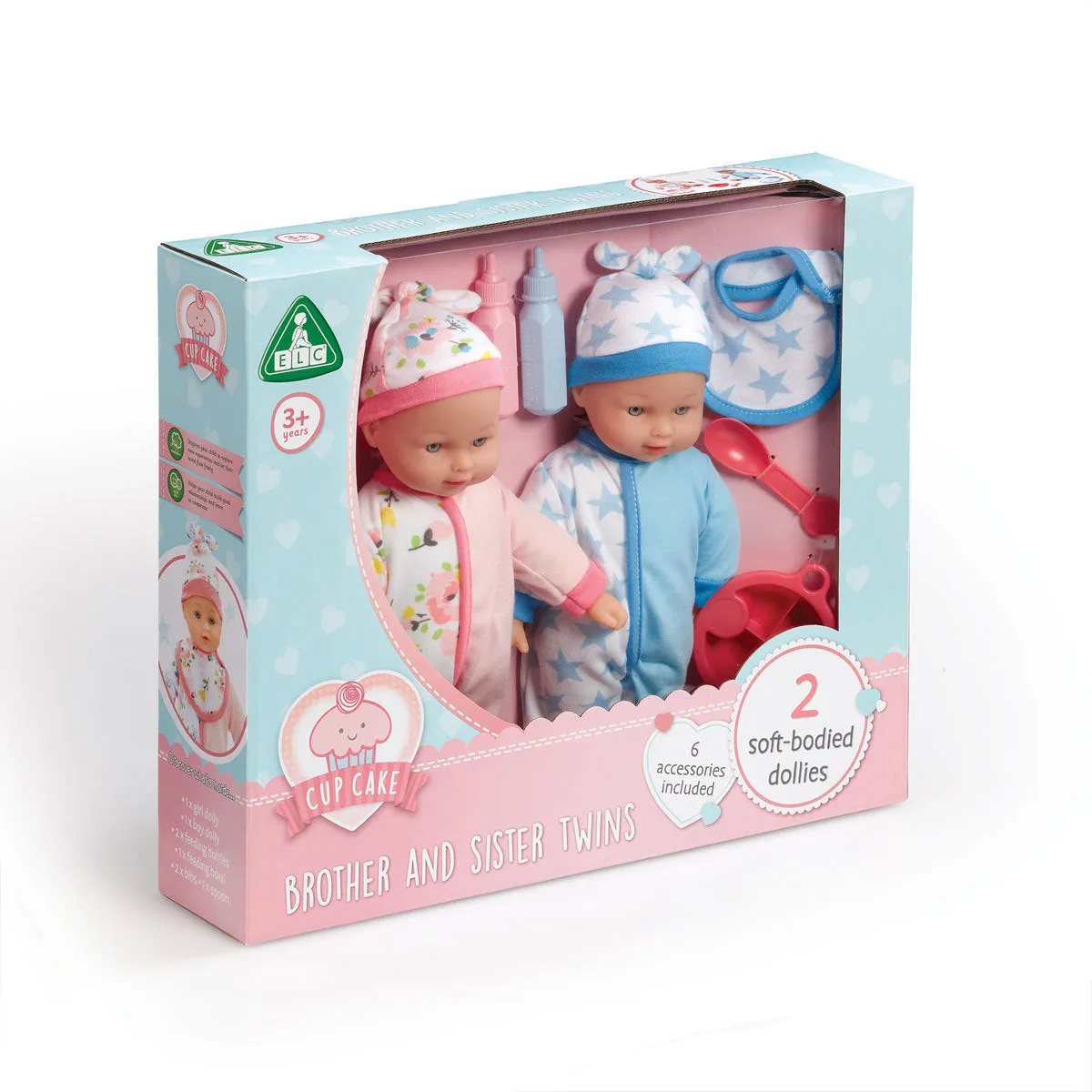 Cupcake Brother and Sister Twin Dolls
