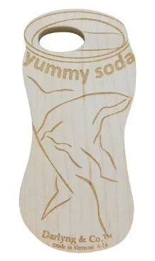Darlyng   Co Organic Wooden Soda Can Teether